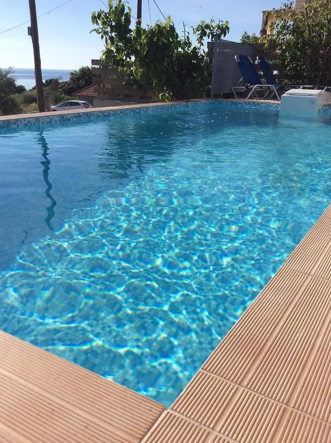 פורוס Sarakiniko Villa With Private Pool בית נופש